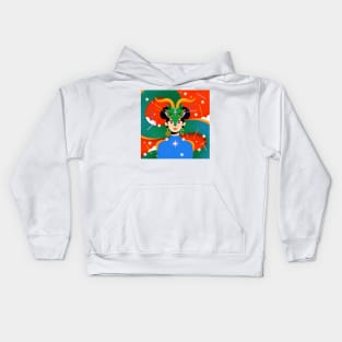 2024 Year of the Dragon illustration Kids Hoodie